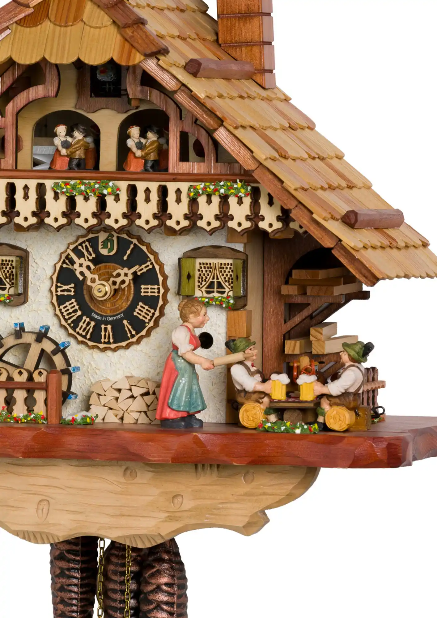 Cuckoo Clock | Rolling Pin and Drinkers | 1 Day Movement with
